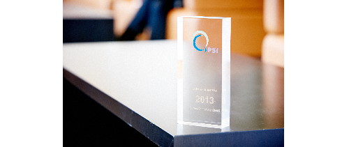 | Einer von drei begehrten Awards auf der PSI 2014: